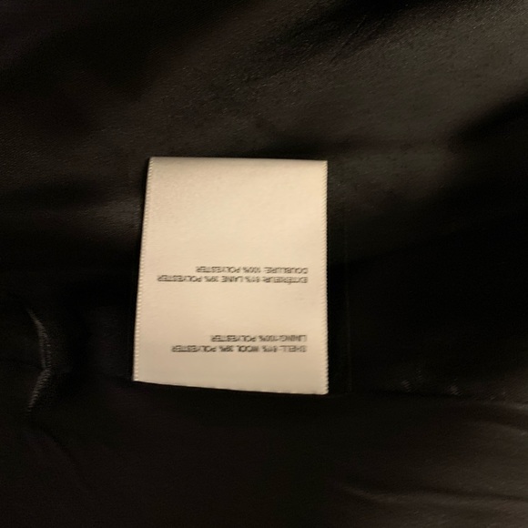 Laundry By Design Black / Gold ZIP Pea Coat - Picture 4 of 5